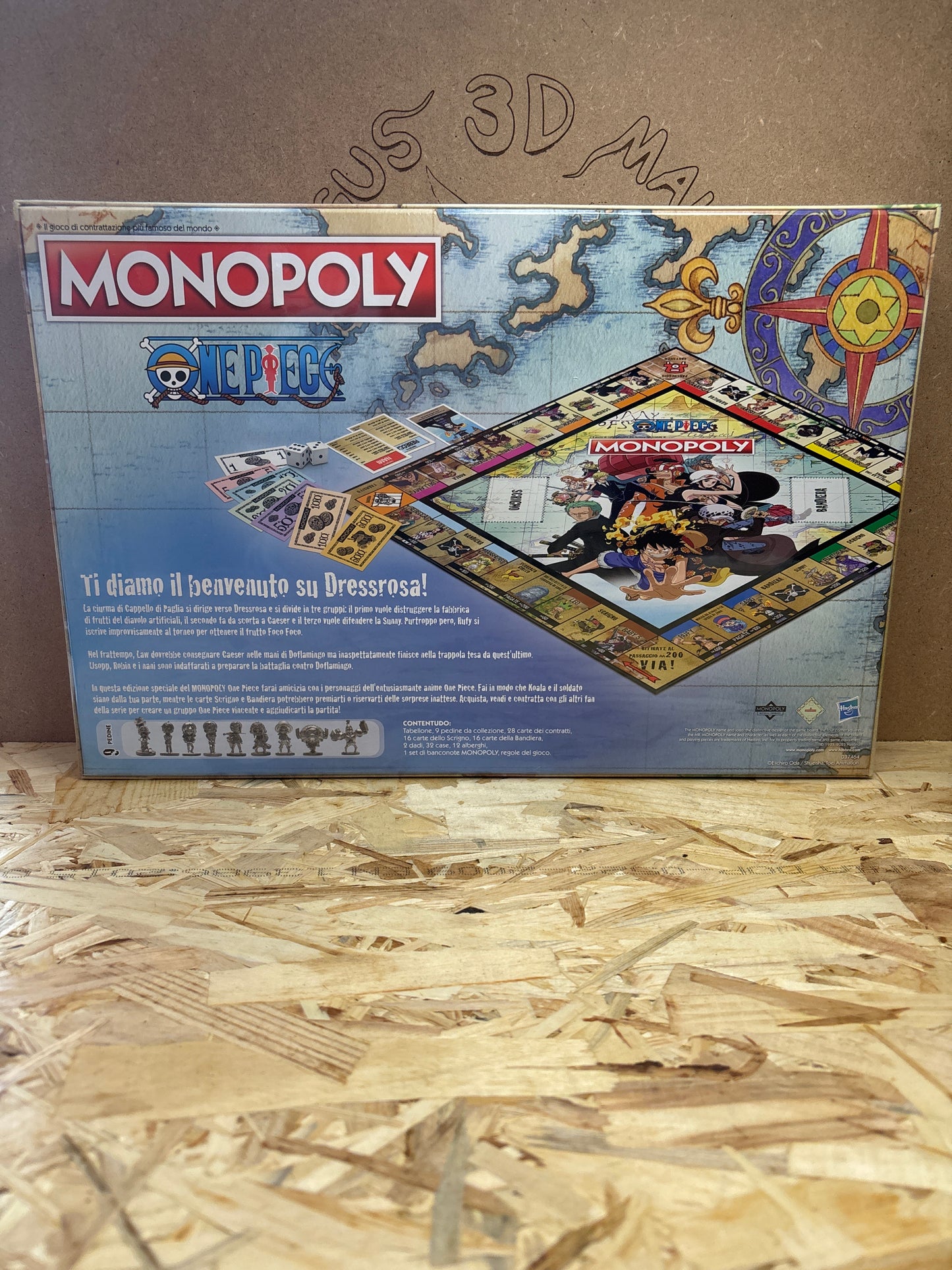 Monopoly One Piece – Edizione Anime Gioco da Tavolo 7464*