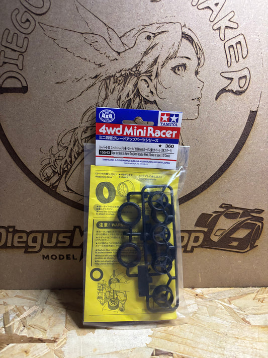 Tamiya Mini 4WD – Set Ruote & Pneumatici – 4WD Mini Racer (Cod. 15543)