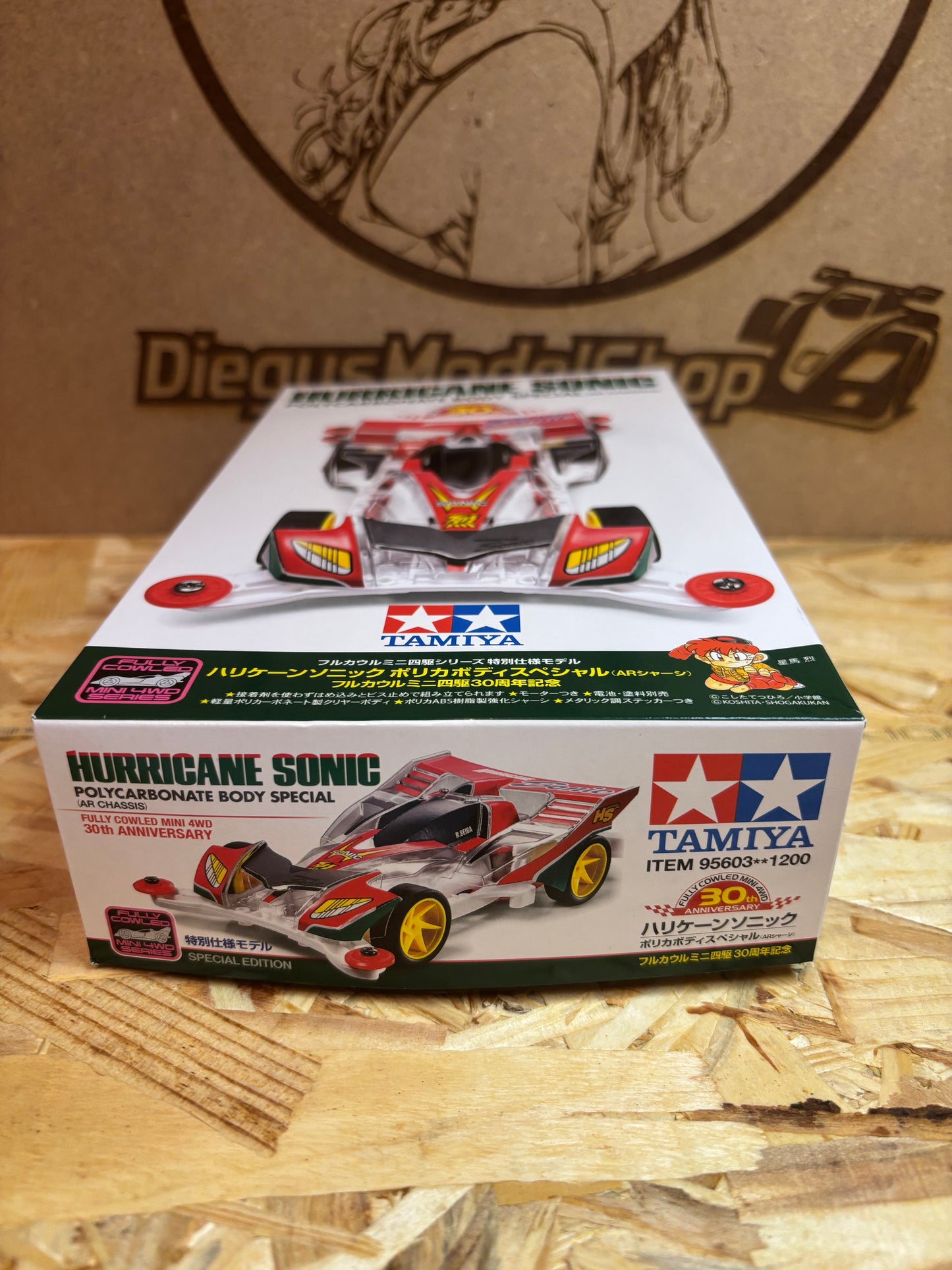 Hurricane Sonic Polycarbonate Body Special Mini 4WD AR Chassis TA95603