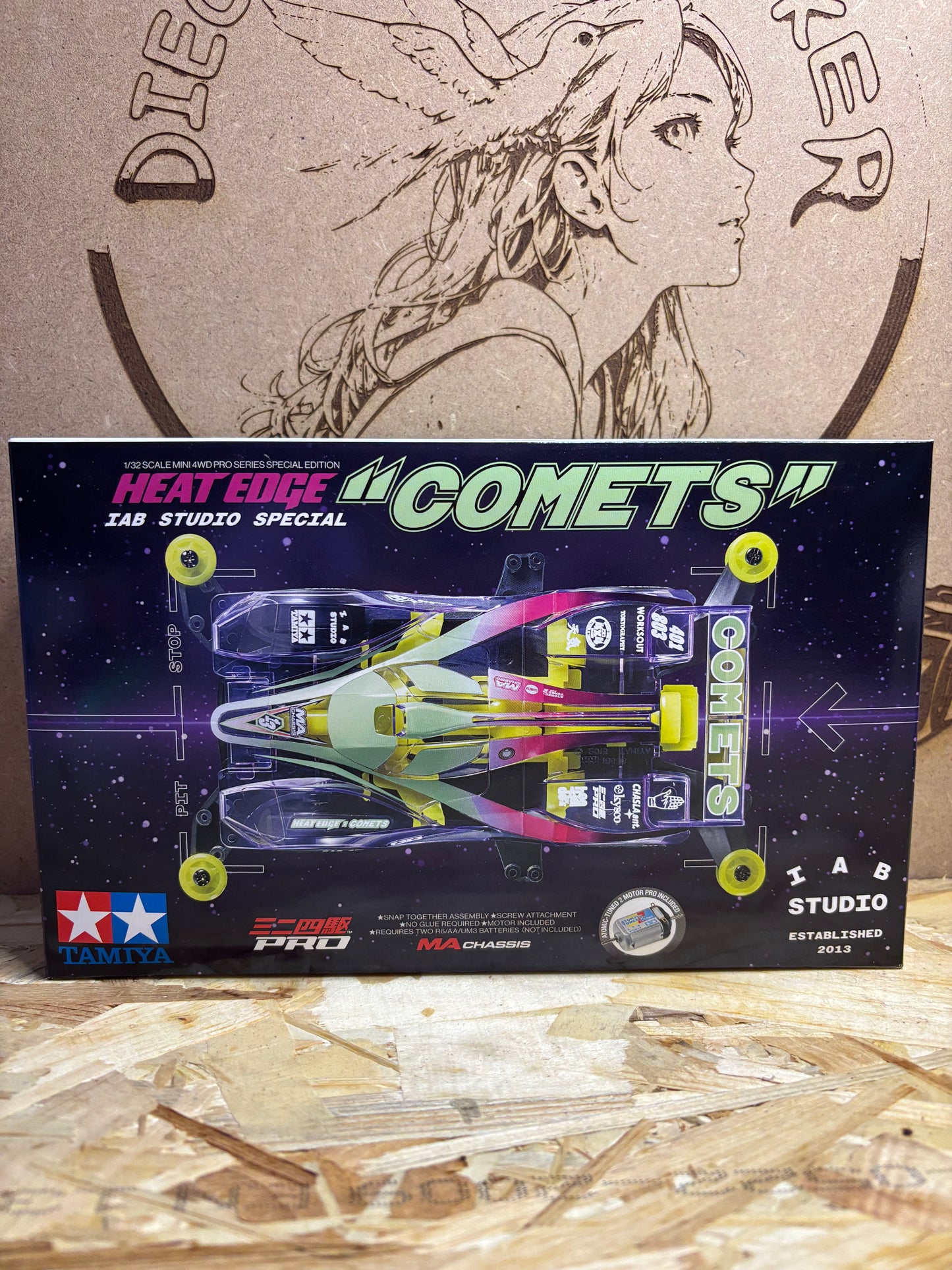 Tamiya Mini 4WD Heat Edge “Comets” IAB Studio Special MA Chassis Cod.92459