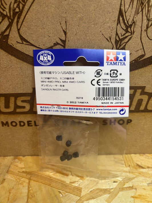 Carbon Reinforced 8T Pinion Gear 6pcs Mini 4WD Tamiya 15453