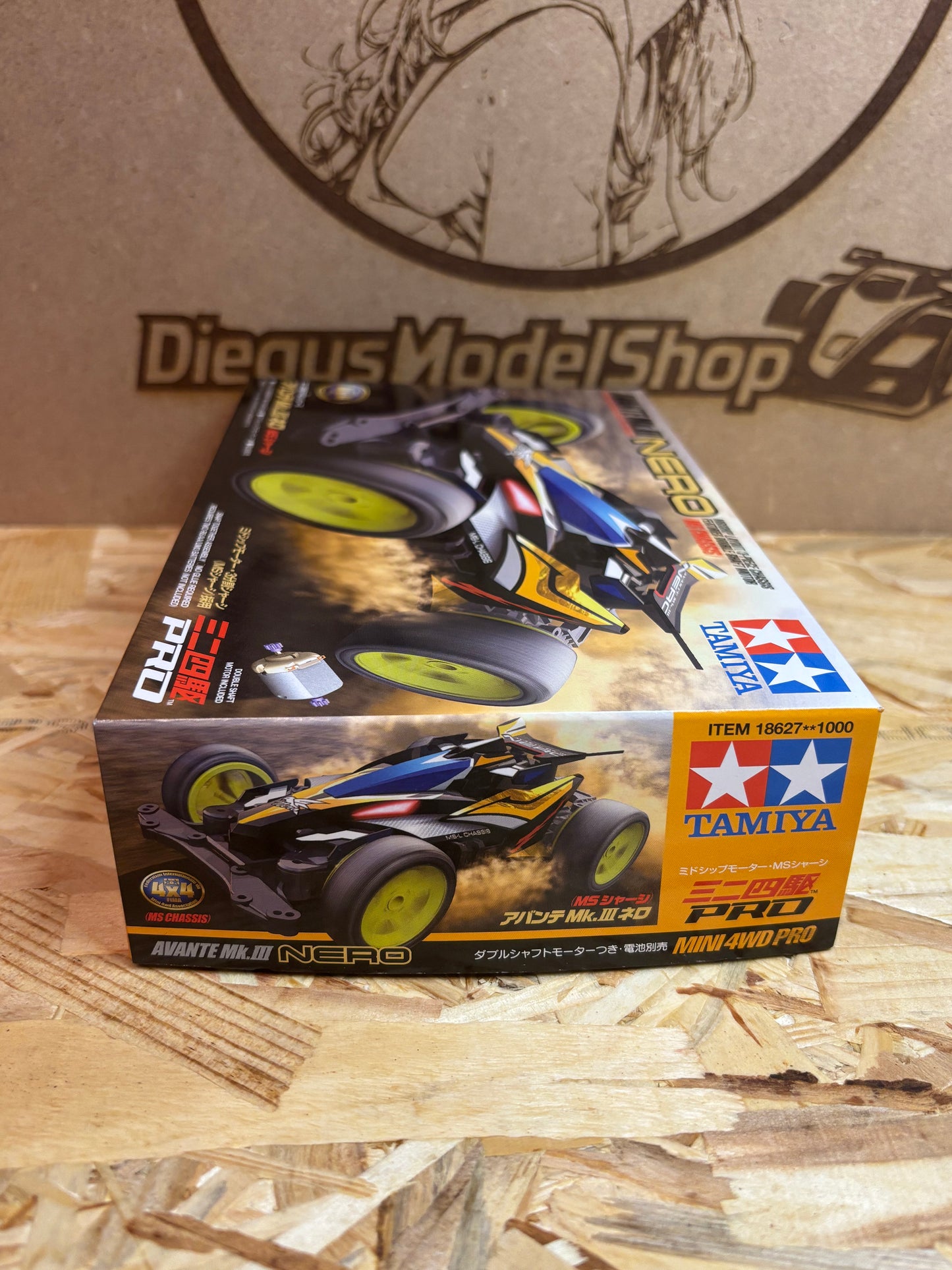 Avante Mk.III Nero Mini 4WD PRO MS Chassis TA18627