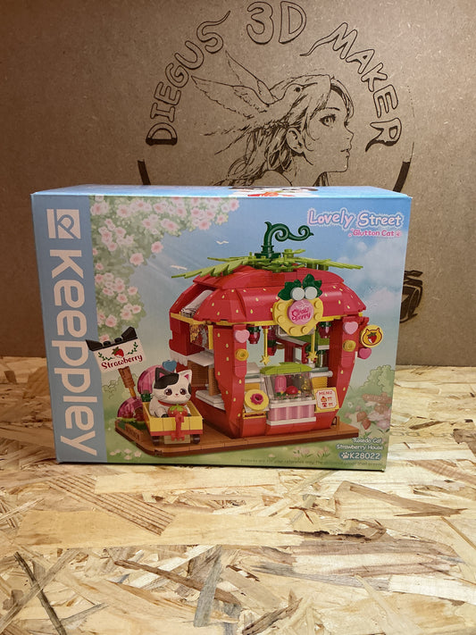 Keeppley Lovely Street Chiosco Fragole Strawberry House Set Costruzioni K28022
