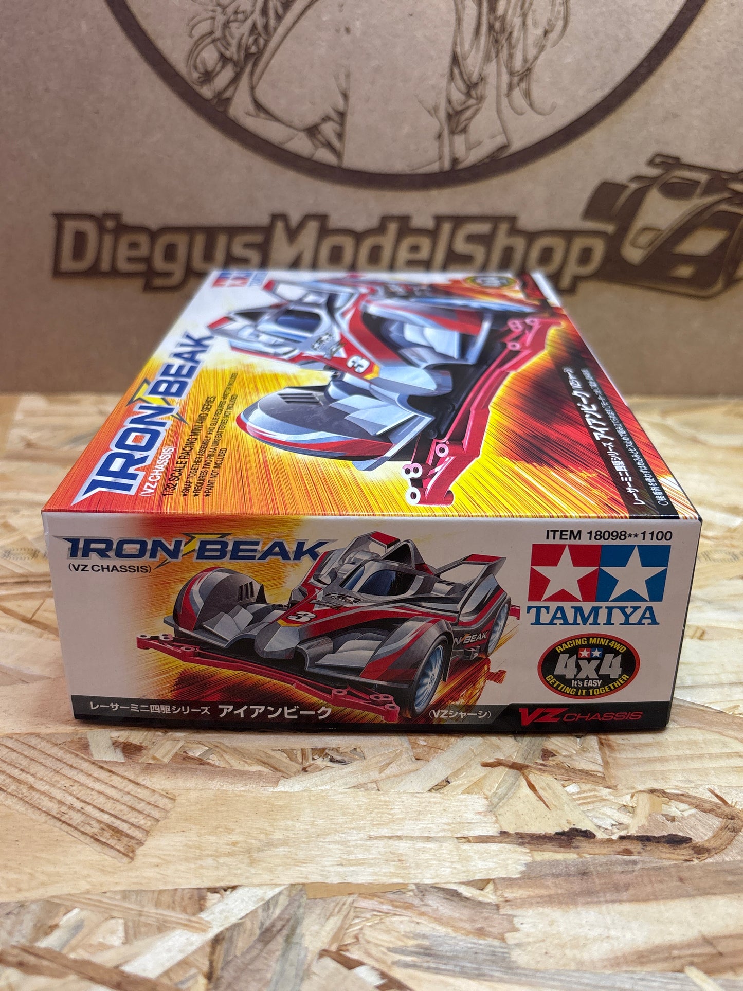 Tamiya Iron Beak VZ Chassis Mini 4WD  18098
