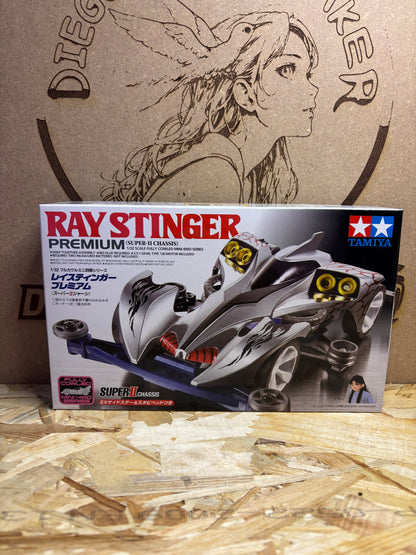 Tamiya Mini 4WD Ray Stinger Premium Super II Chassis cod. 19438