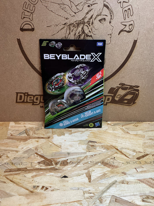 Beyblade X Set 2 Trottoline Keel Shark 5-60GF Knight Shield 5-80T Takara Tomy