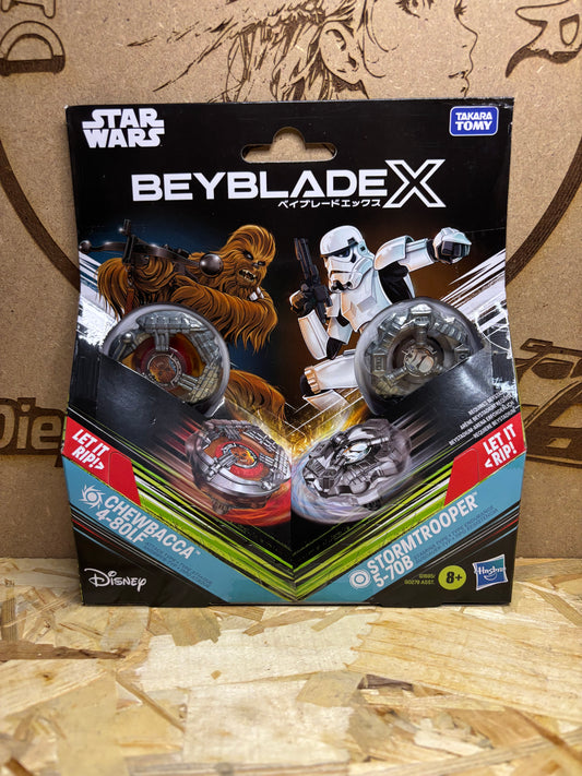 Beyblade X Star Wars Chewbacca & Stormtrooper BX-00 Set Takara Tomy 41625