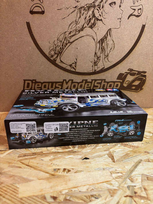 Dypne Silver Metallic Mini 4WD FM-A Chassis TA92419