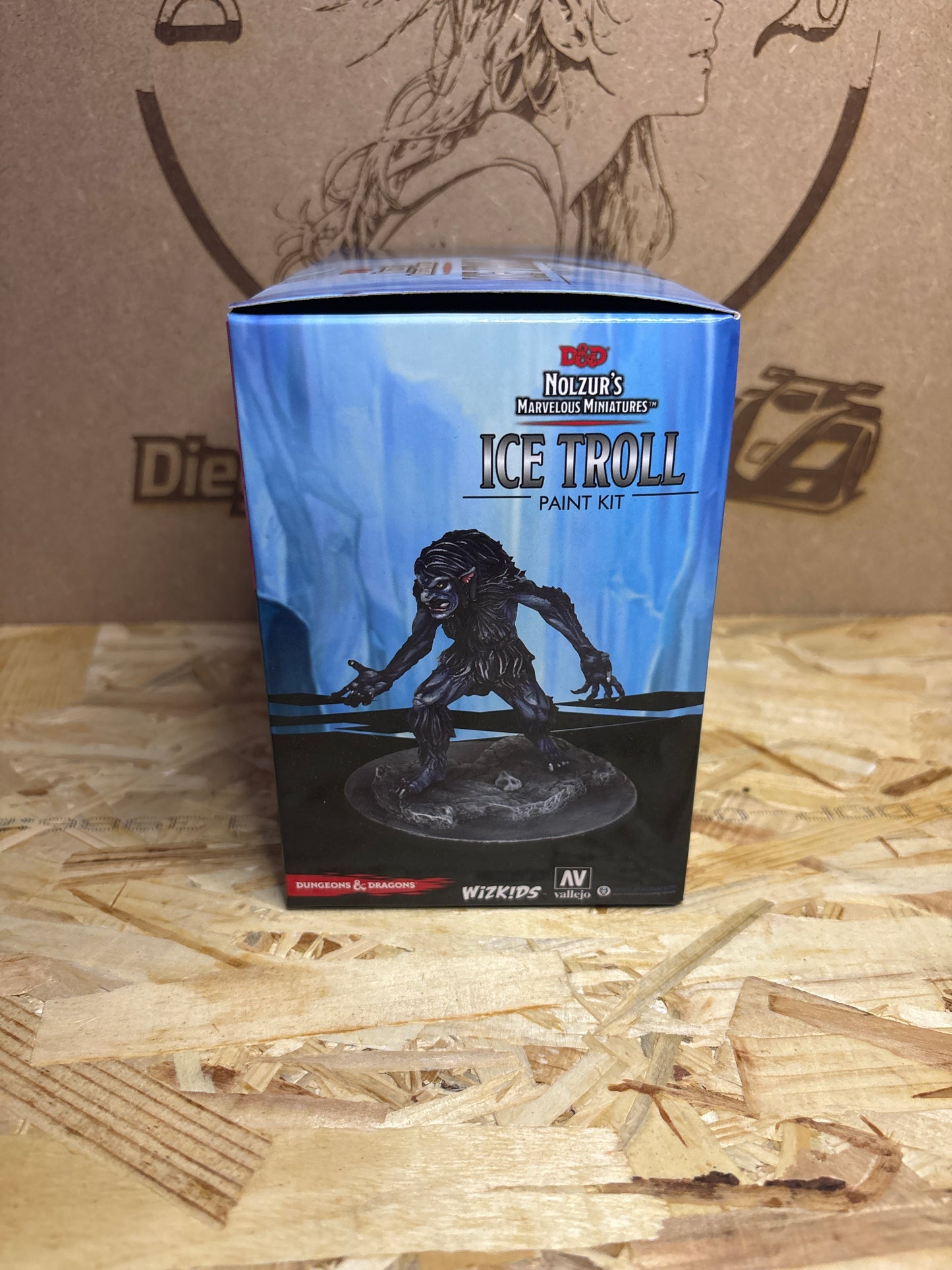 WizKids D&D Nolzur's Marvelous Miniatures Ice Troll Paint Kit – Cod. 4664