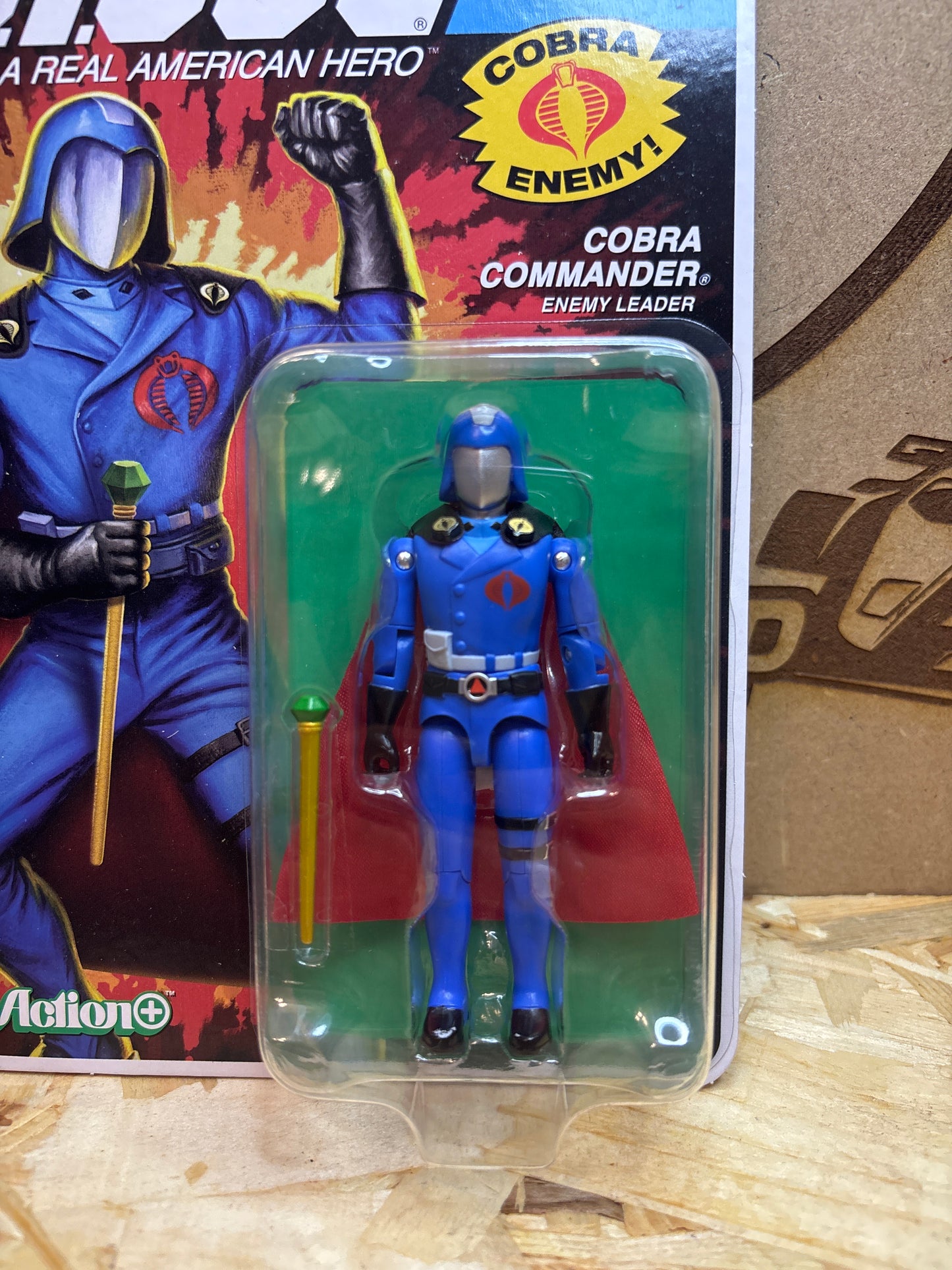 G.I. Joe ReAction Cobra Commander Enemy Leader Figure 2502