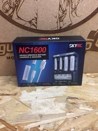 SkyRC NC1600 AA/AAA NiMH/NiCD Battery Charger & Analyzer – Cod. NC1600