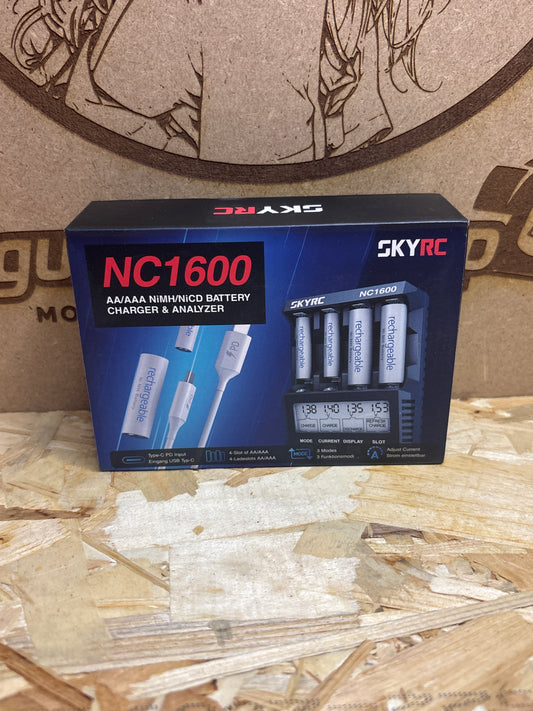 SkyRC NC1600 AA/AAA NiMH/NiCD Battery Charger & Analyzer – Cod. NC1600 - immagine prodotto