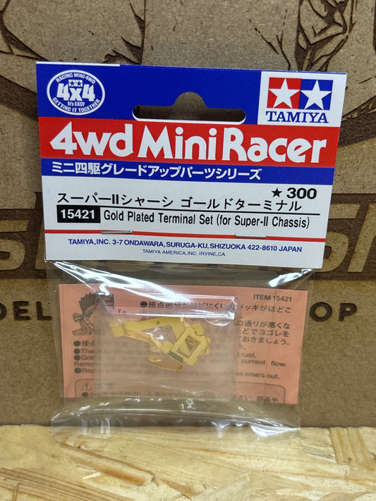 Tamiya Gold Plated Terminal Set (for Super-II Chassis) – Cod. 15421 - immagine prodotto