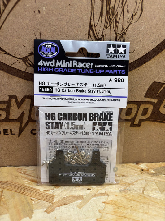 Tamiya 15550 HG Carbon Brake Stay (1.5mm) – Mini 4WD High Grade Upgrade