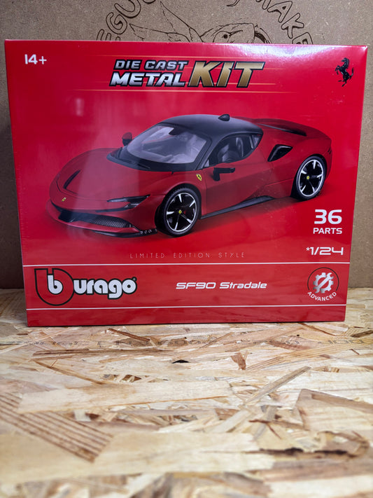 Ferrari SF90 Stradale Metal Kit 1:24 – Bburago Die Cast Model Kit cod. 260577