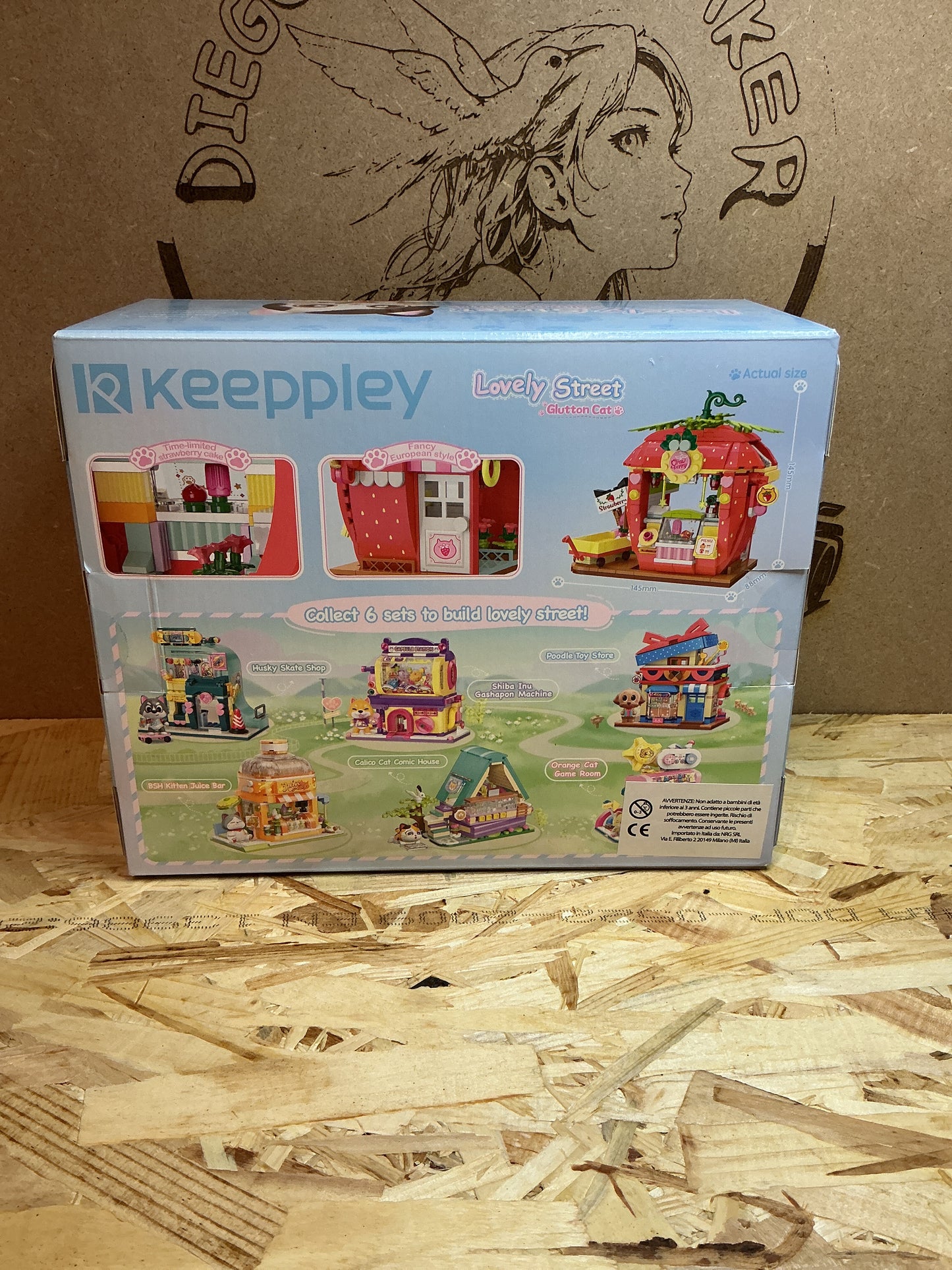 Keeppley Lovely Street Chiosco Fragole Strawberry House Set Costruzioni K28022