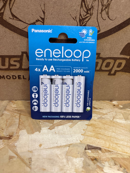 Panasonic Eneloop Batterie Ricaricabili AA 2000mAh 4pz – Cod. Stilo AA 2000