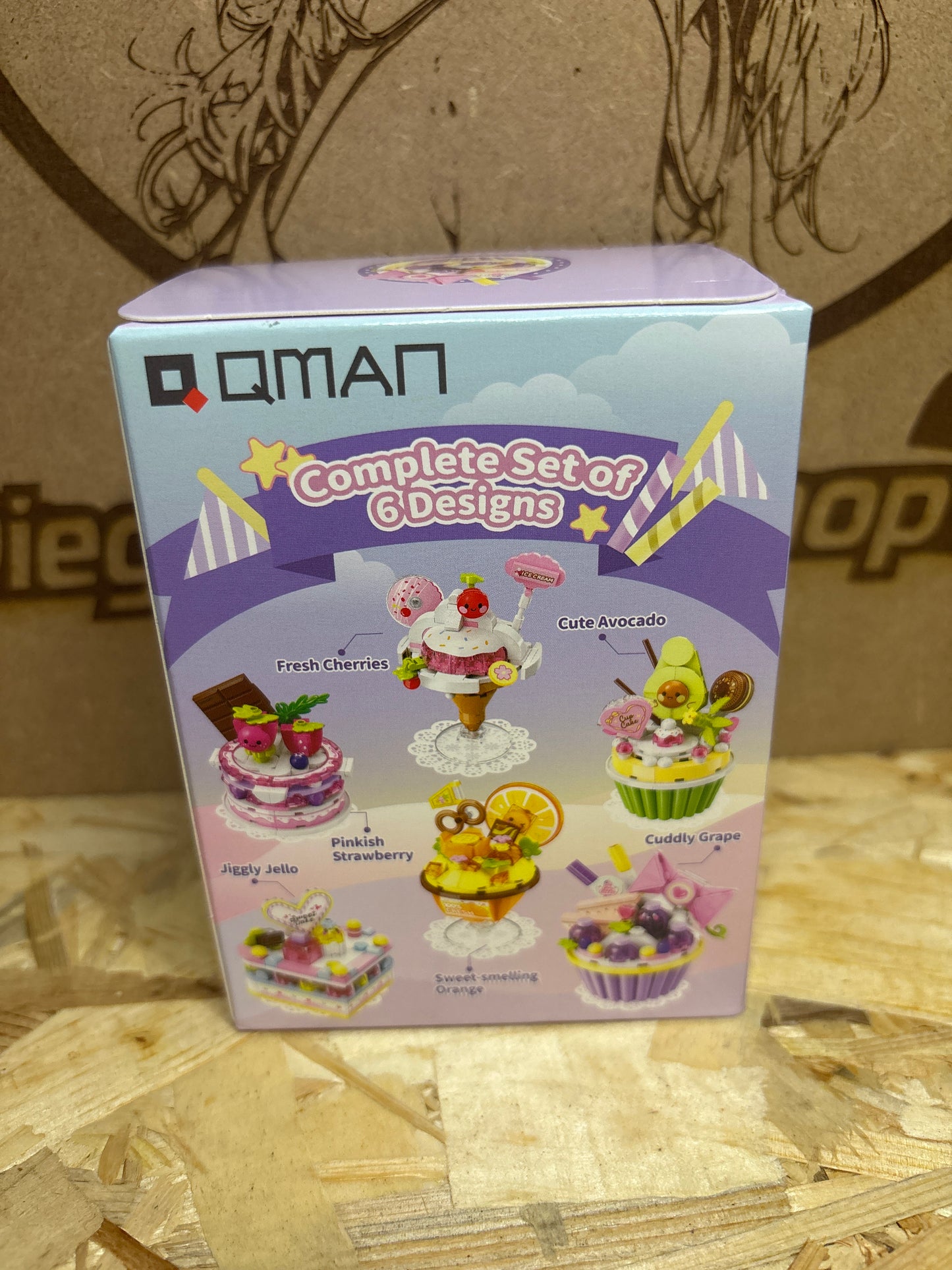 Qman Build & Fun Handmade Cake Cuddly Grape – Cod. 35019-5