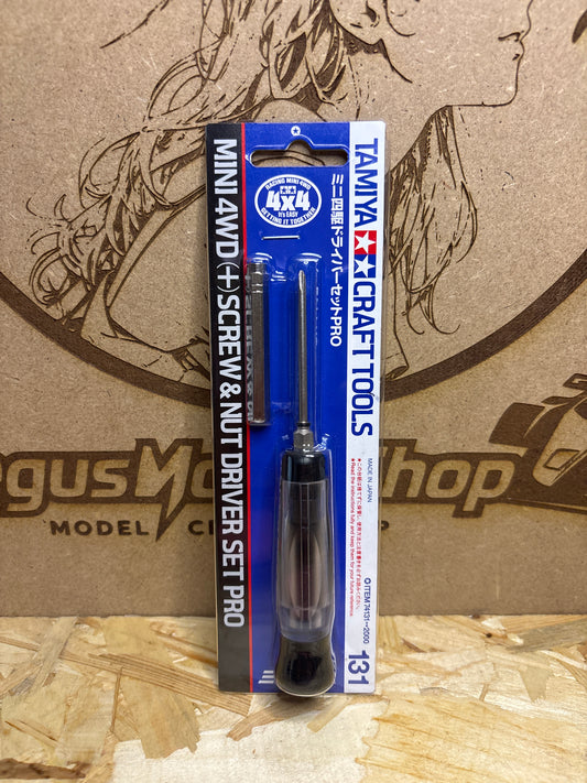Tamiya Mini 4WD (+) Screw & Nut Driver Set PRO – Cod. 74131 - immagine prodotto