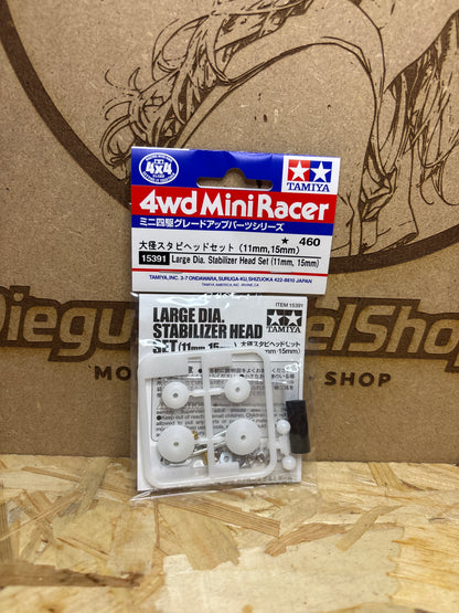 Tamiya Large Dia. Stabilizer Head Set 11/15mm – Cod. 15391