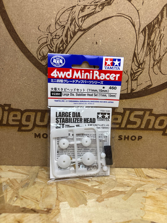 Tamiya Large Dia. Stabilizer Head Set 11/15mm – Cod. 15391