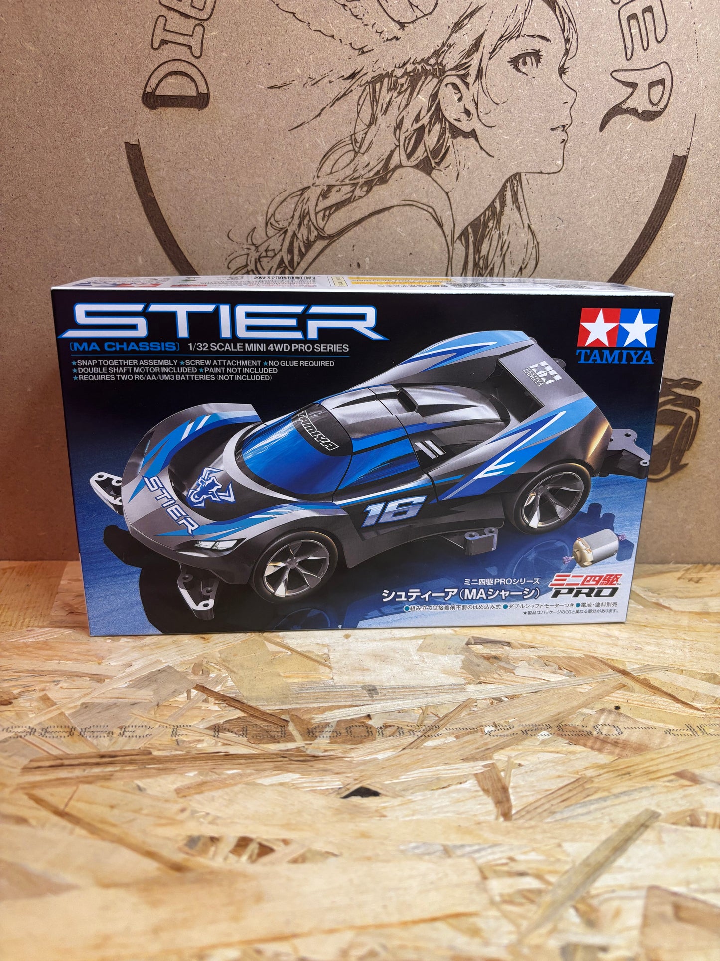 Slyther Mini 4WD PRO MA Chassis TA18660 più motore japancup2025
