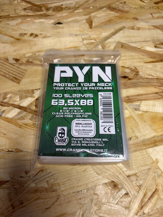 Bustine Protettive PYN 63.5x88 mm – 100 Sleeves Standard Card Size