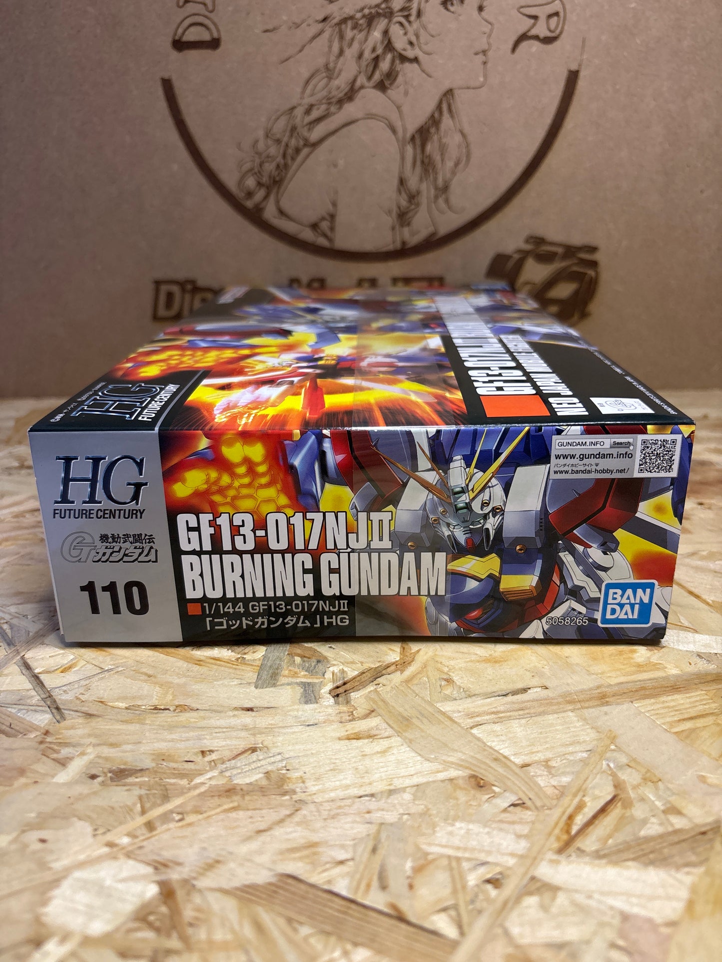 HG FC GF13-017NJII Burning Gundam 1/144 – Bandai Gunpla 5058265