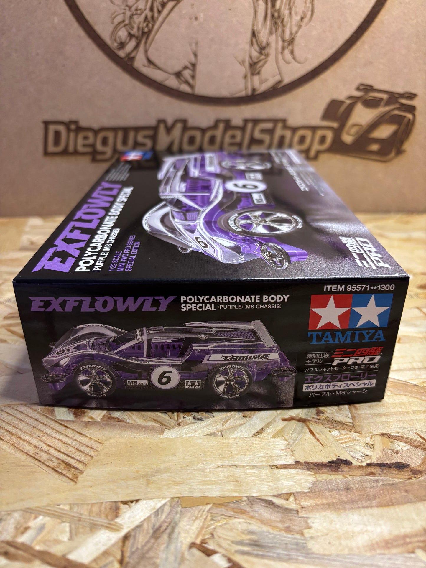 Tamiya Mini 4WD Exflowly Polycarbonate Body Special 1/32 MS Chassis Cod.95571