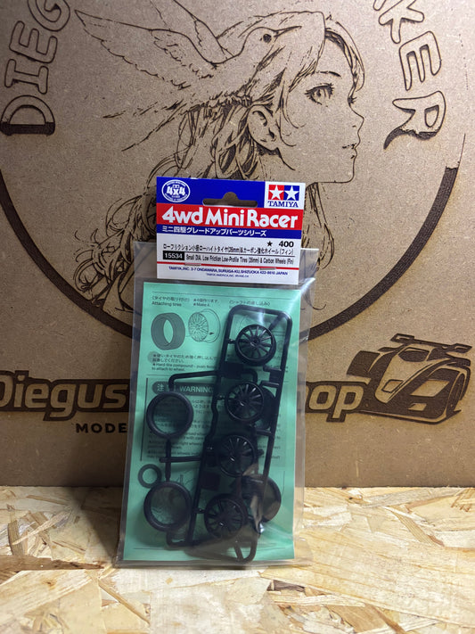Tamiya Mini 4WD – Set Ruote & Pneumatici – 4WD Mini Racer 15534