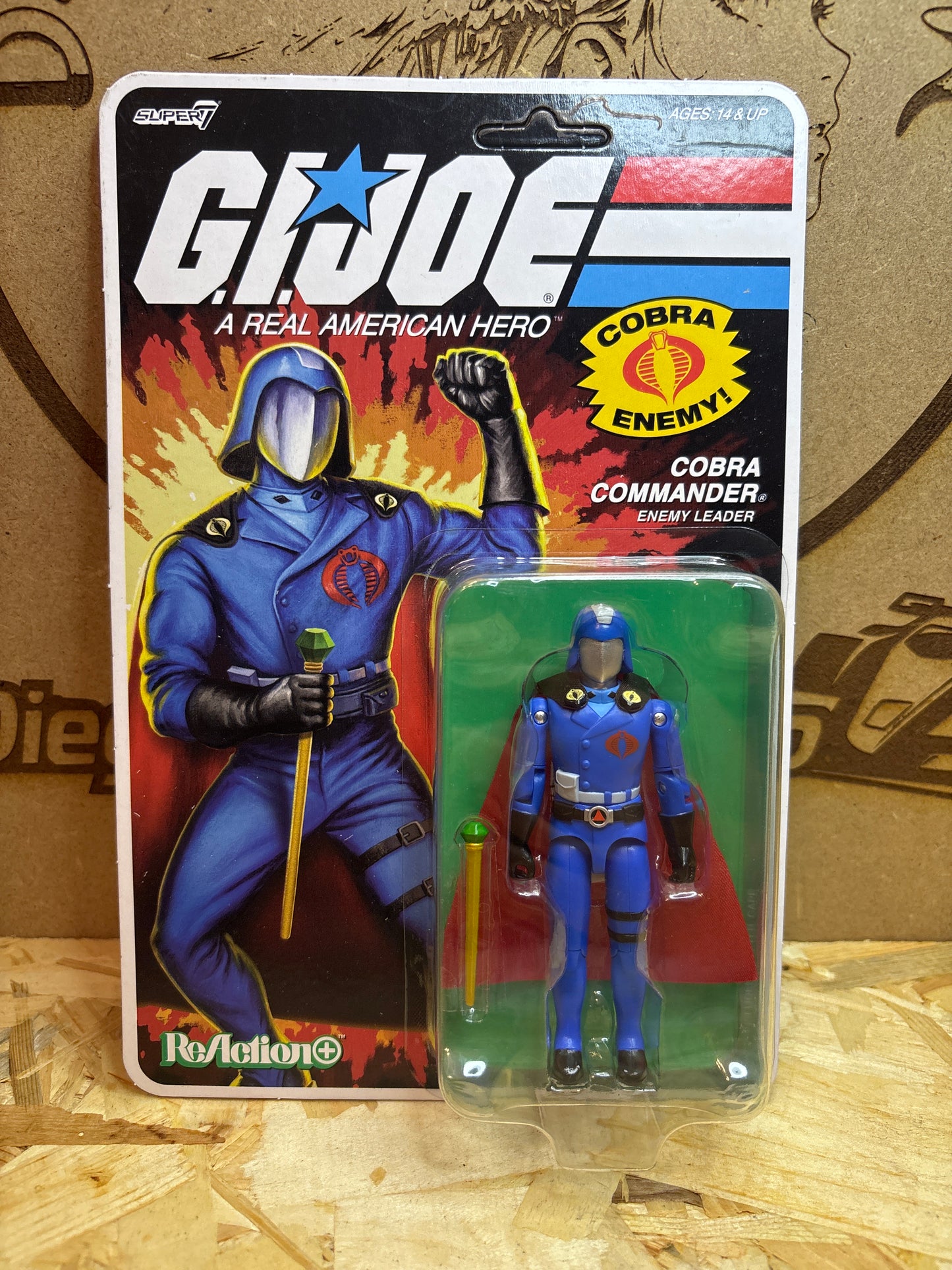 G.I. Joe ReAction Cobra Commander Enemy Leader Figure 2502