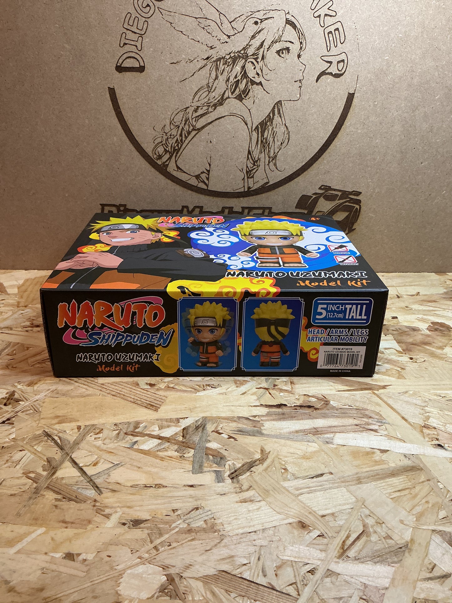 Naruto Uzumaki Model Kit – Naruto Shippuden Action Figure Chibi