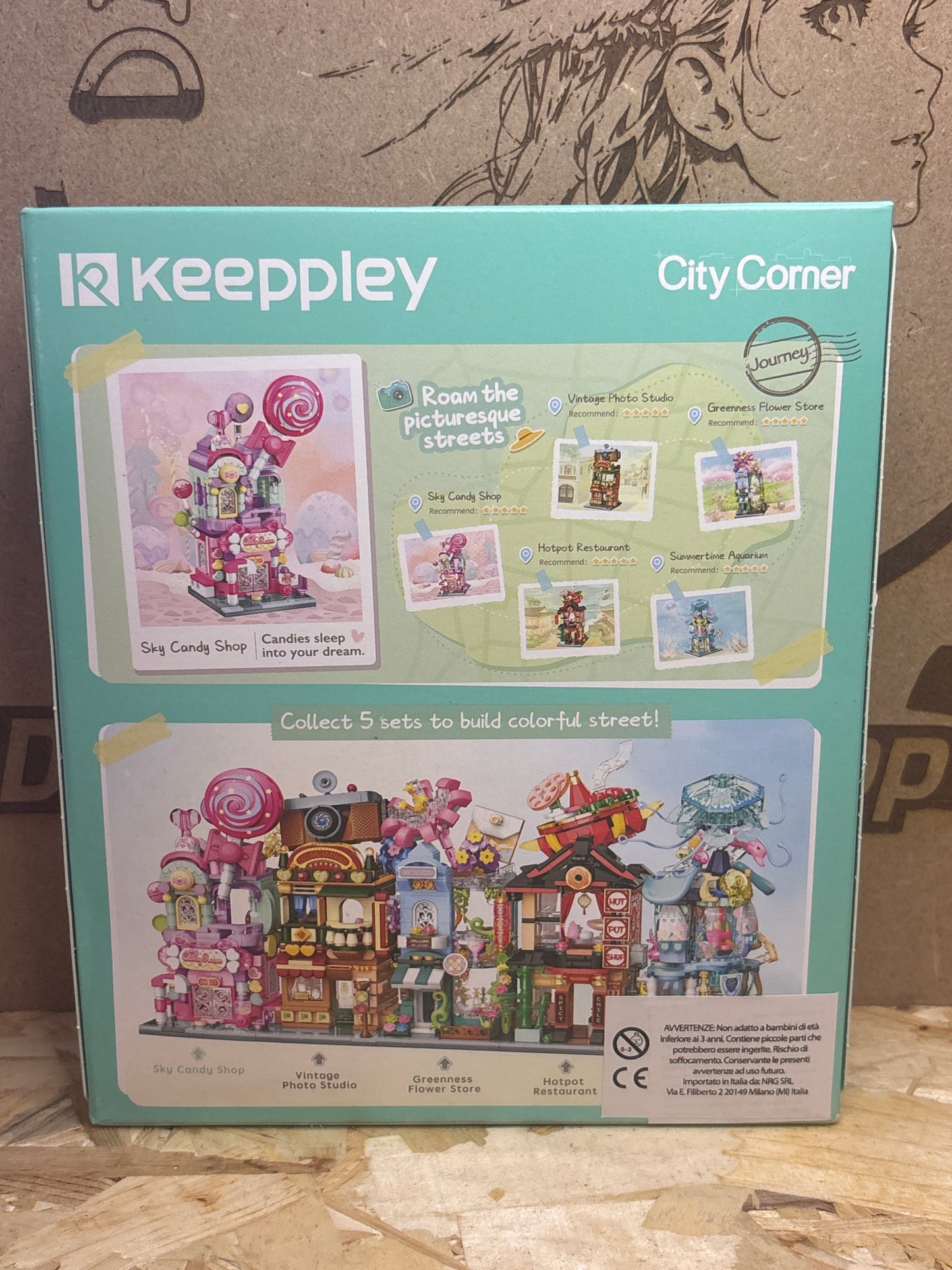 Keeppley City Corner Sky Candy Shop – Cod. K28012