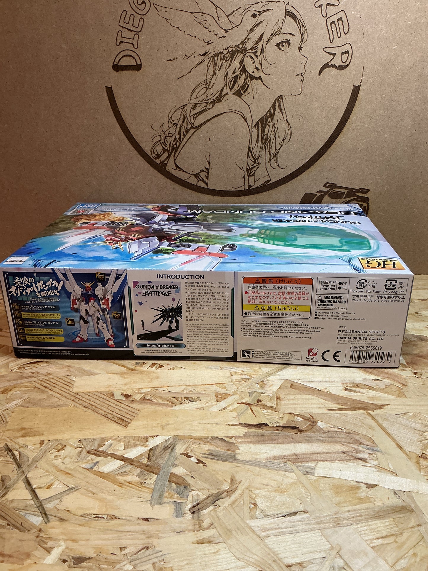 Bandai HG Blazing Gundam 1/144 Gunpla Model Kit Gundam Breaker Battlogue