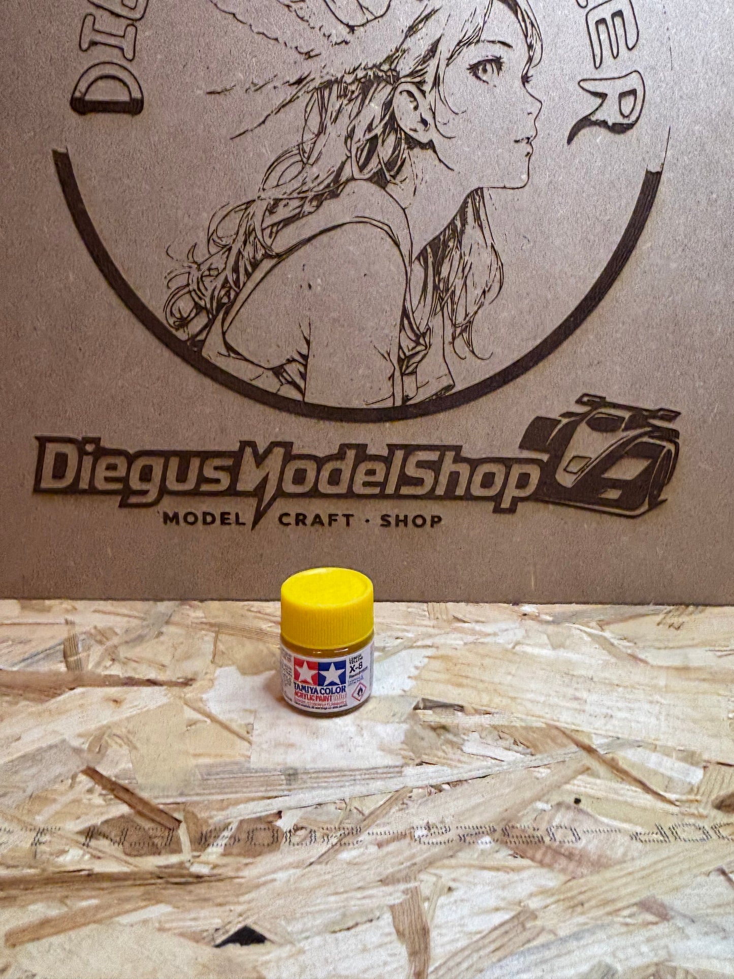 Tamiya Color Acrylic Paint X-8 Yellow – 10 ml