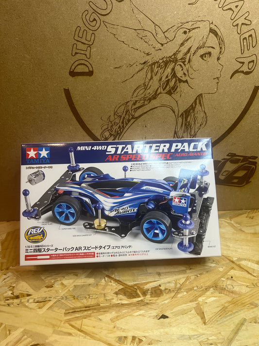 Tamiya Mini 4WD Starter Pack AR Speed Spec (Aero Avante) – 18706