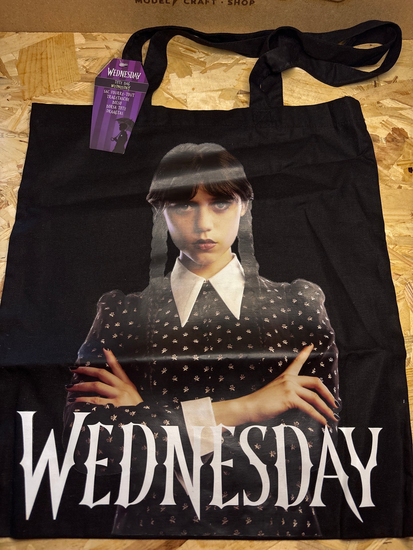 Borsa Tote Bag Wednesday Addams – Shopper Ufficiale Nera