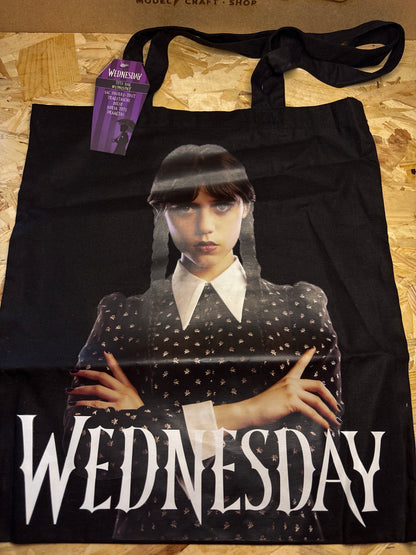 Borsa Tote Bag Wednesday Addams – Shopper Ufficiale Nera
