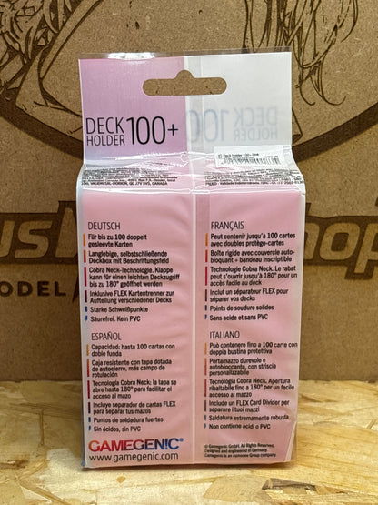 Deck Holder 100+ Pink con Flex Card Divider – Cod. 1835