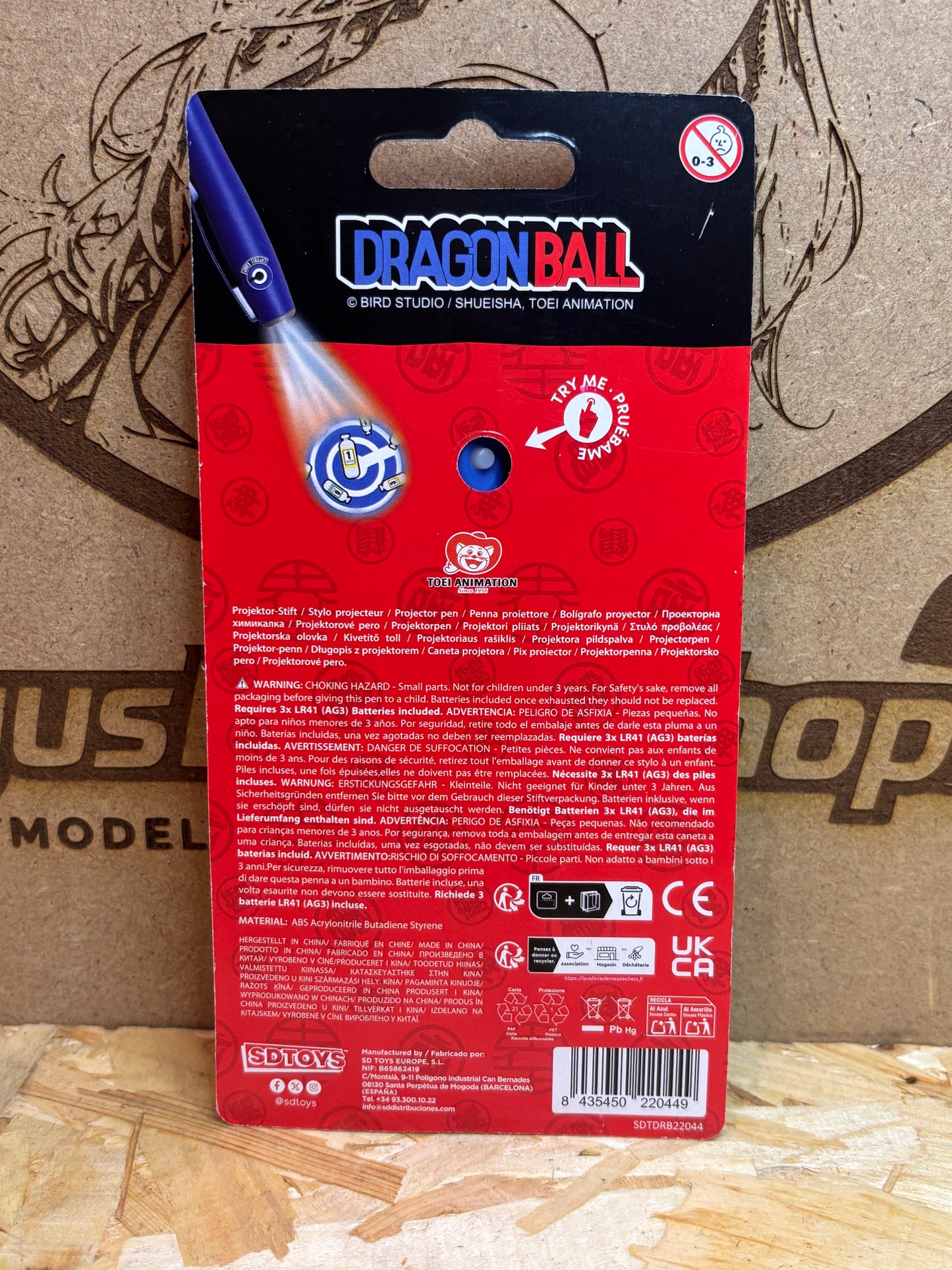 Penna Dragon Ball Capsule Corp Blu – Gadget Ufficiale SD Toys