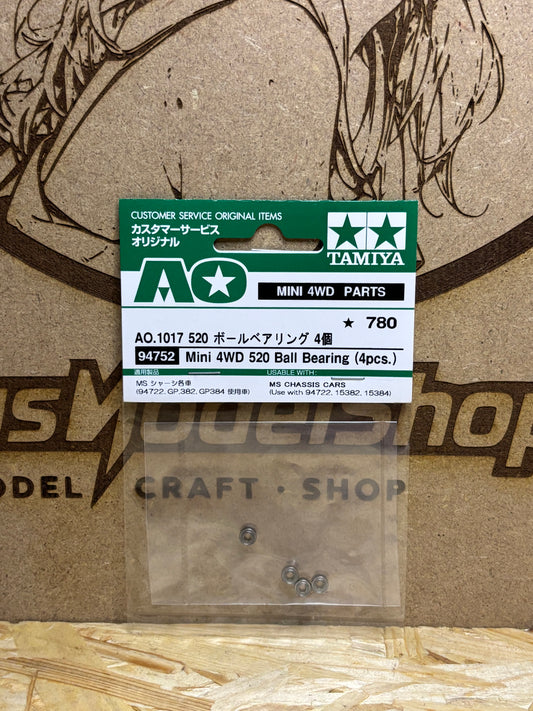 Tamiya 620 Ball Bearing Set (4pz) – Mini 4WD AO Parts TA 94752