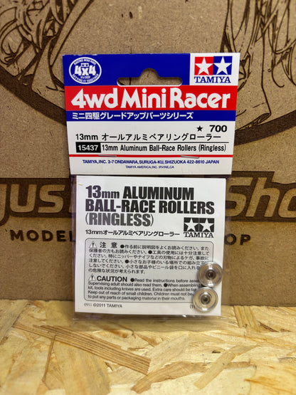 Tamiya 13mm Aluminum Ball-Race Rollers Ringless Mini 4WD 15437