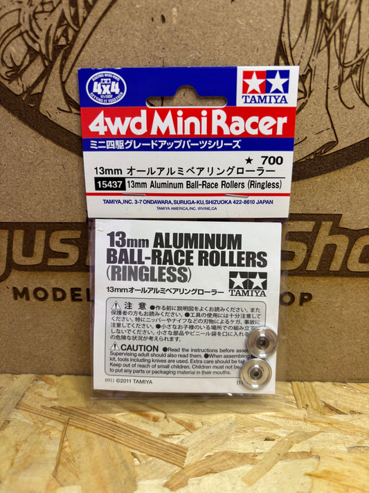 Tamiya 13mm Aluminum Ball-Race Rollers Ringless Mini 4WD 15437
