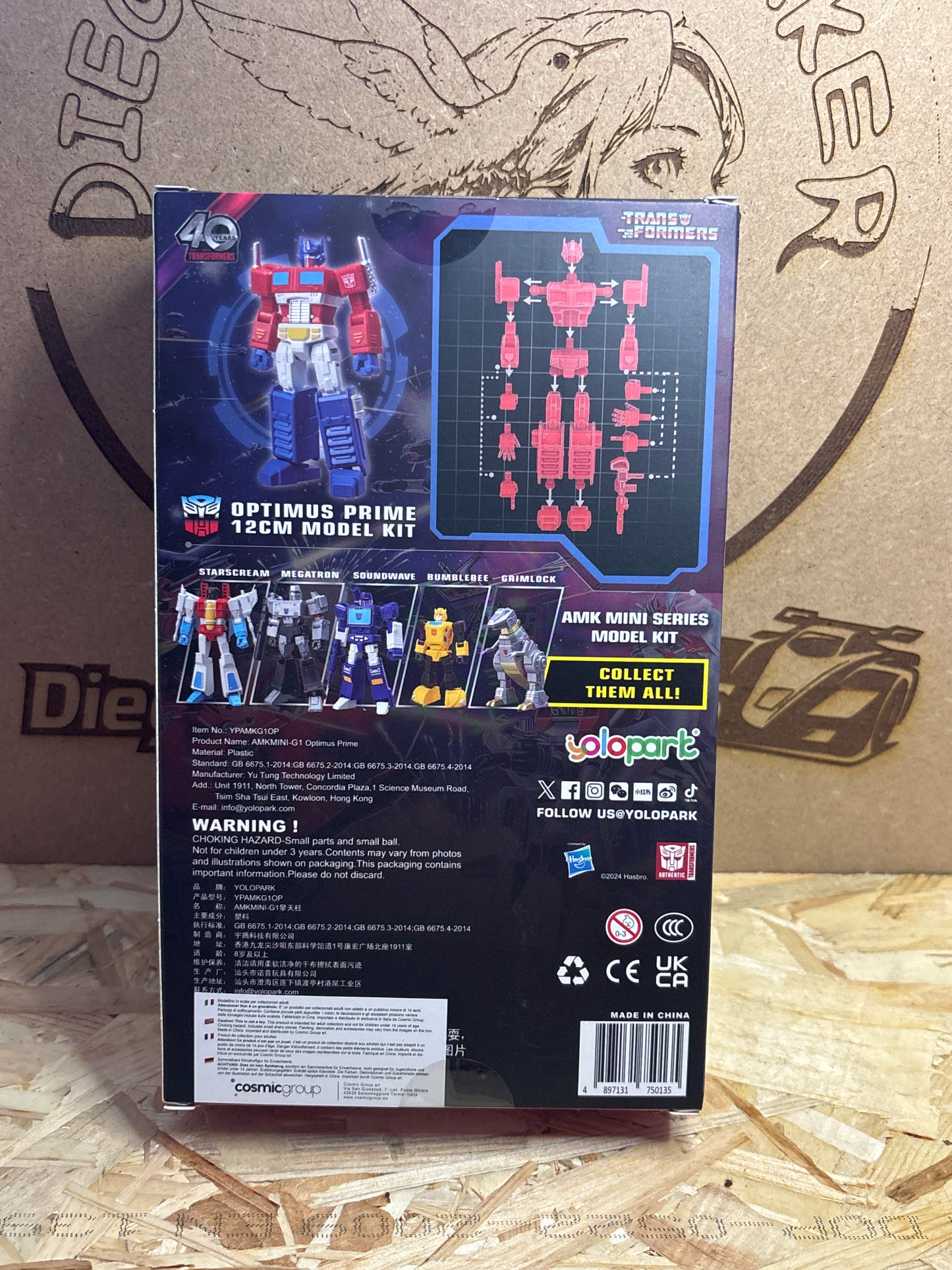 Yolopark Transformers AMK Mini Series Optimus Prime 40th Anniversary – Cod. Optimus p