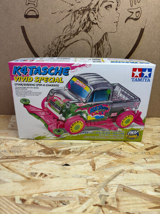 Tamiya K4 Tasche Vivid Special (FM-A Chassis) – Mini 4WD Model Kit 95699