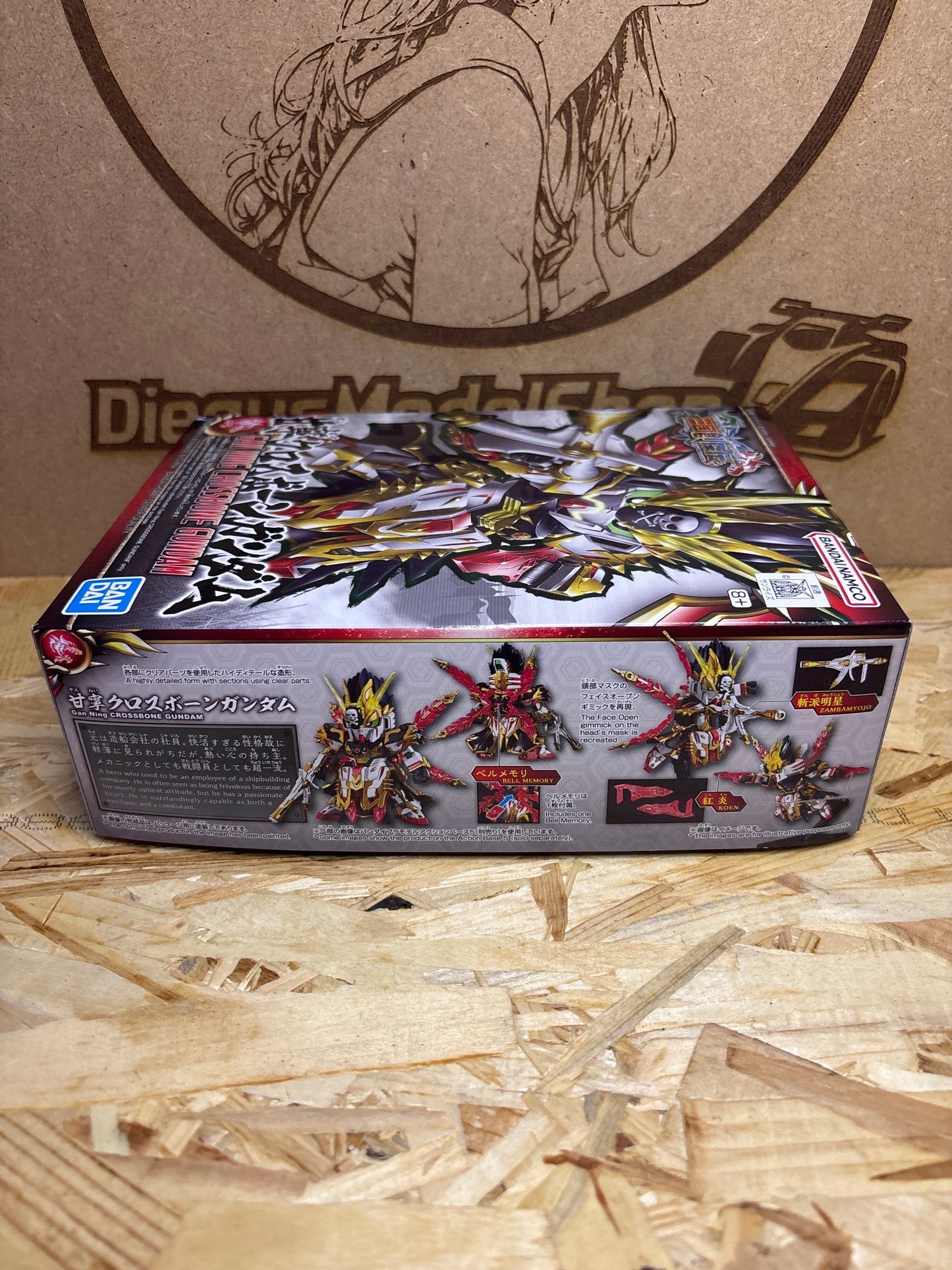 Bandai SD Gundam World Heroes Gan Ning Crossbone Gundam – Cod. 5058861