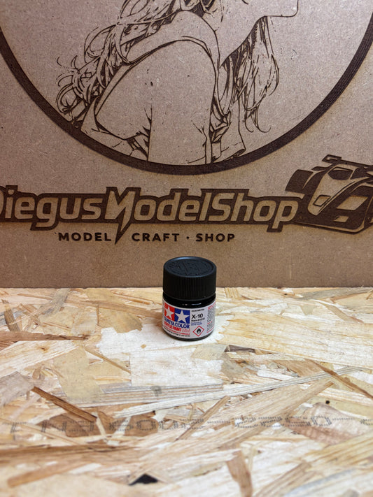 Tamiya Color Acrylic Paint X-10 Gun Metal – 10ml
