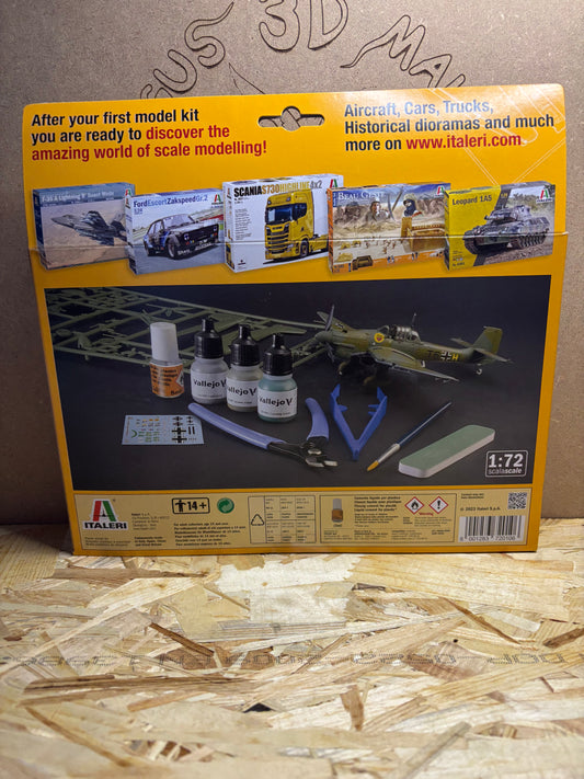 Italeri Complete Set for Modeling – Ju 87 B Stuka – Scala 1:72 72010