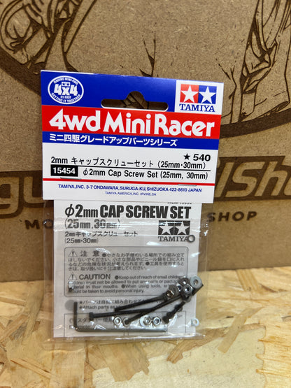 Tamiya 15454 – Viti con Dadi 2 mm 25/30 mm – Mini 4WD