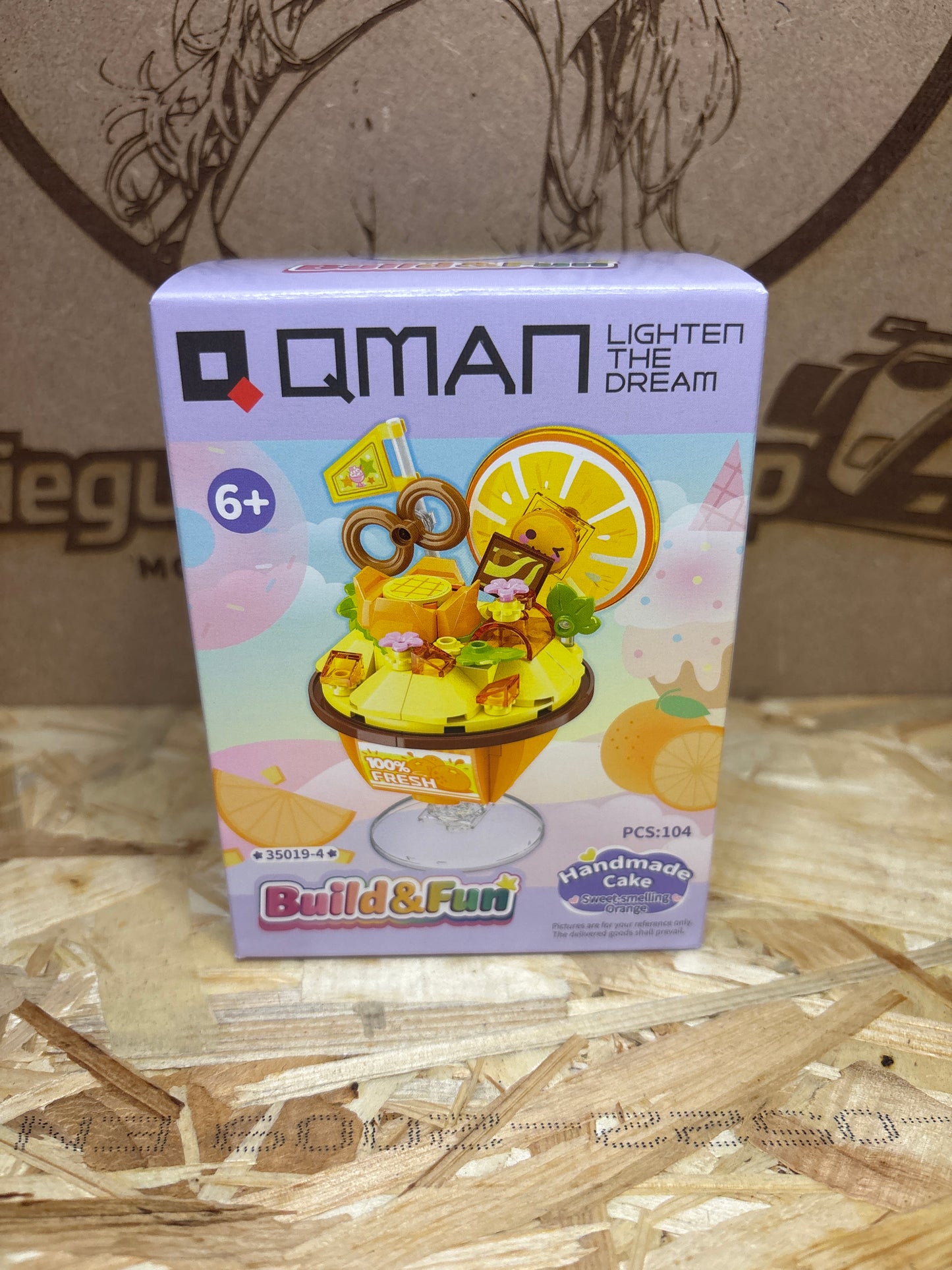 Qman Build & Fun Handmade Cake Sweet-Smelling Orange – Cod. 35019-4